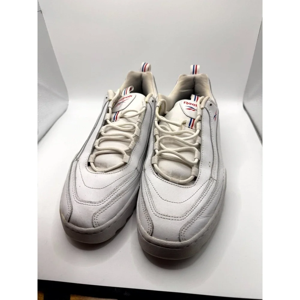 Reebok Rivyx Ripple DV6619 Mens 9 Sneaker‎ White Leather Low Top Lace Up Shoes